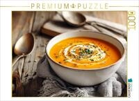 CALVENDO Puzzle CALVENDO Puzzle Creamy pumpkin soup with coconut and fresh...