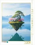 CALVENDO Puzzle CALVENDO Puzzle Insel mit buddhistischem M&ouml;nch schwebend &uuml;ber...