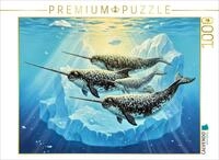 CALVENDO Puzzle CALVENDO Puzzle Narwhals in the Ocean, 1000 pieces, finished...