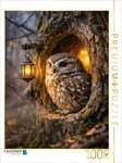 CALVENDO Puzzle CALVENDO Puzzle The little owl at its tree hollow, 1000 pieces,