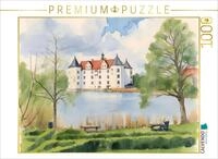 CALVENDO Puzzle CALVENDO Puzzle Gl&uuml;cksstadt Castle, 1000 pieces, finished size...
