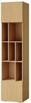 MIRJAN24 Regal Lorin 2D LO04, mit zwei Dreht&uuml;ren, 45x40x195 cm, ged&auml;mpftem