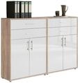 BMG M&ouml;bel Aktenschrank Office Edition (2er Set Schubkastenschrank) 168,8 x...