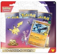POK&Eacute;MON Sammelkarte Lucario 3 Booster-Packs Pokemon Tech-Sticker-Kollektion...