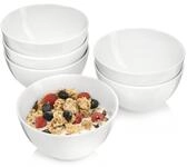 S&Auml;NGER M&uuml;slischale Sunfort Schalen Set, Wei&szlig;, Porzellan, (Set, 6-tlg), rundes