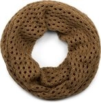 styleBREAKER Strickschal Strick Loop Schal mit Loch Muster, (1-St)