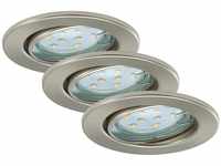 Briloner Leuchten LED Einbauleuchte 7225-032, LED wechselbar, Warmweiß,...