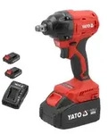 Yato Akku-Schlagschrauber Cl&eacute; &agrave; chocs sans fil 18 V (2 batteries de 2 Ah),