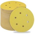 LuxusKollektion Schleifscheibe Schleifpapier Klett 150mm 6 L&ouml;cher 50 St&uuml;ck 60