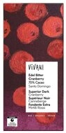 Vivani S&uuml;&szlig;igkeit Edel Bitter - 70% Cacao Cranberry 80g