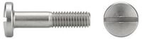 Contorion Schraube ISO 1580 Flachkopfschraube M4x50 Edelstahl A4 blank Schlitz...