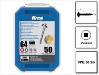 Kreg Schraube Pocket-Hole Linsenkopfschraube 64 mm 50 Stk (SML-C250-50)
