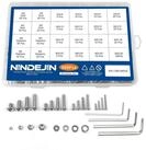 LuxusKollektion Schrauben-Set Maschinenschrauben M2 M3 M4 M5 Innensechskant