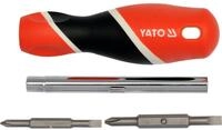 Yato Bit-Schraubendreher WKRĘTAK Z DWUSTRONNYMI WYMIENNYMI BITAM,...