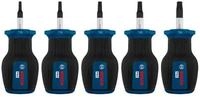 BOSCH Schraubendreher Bosch PRO Stubby-Schraubendreher-Set TX, 5-tlg. -...