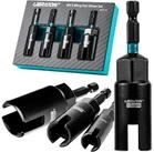 LuxusKollektion Bit-Schraubendreher Fl&uuml;gelmutterndreher-Set 4tlg. 9-18mm