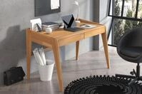 Visby Schreibtisch Lisa (Arbeitstisch / Kinderschreibtisch 125 cm Naturfarben,