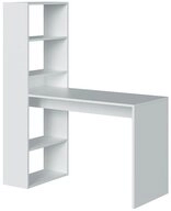 FORES HABITAT Regal-Schreibtisch in Artik-Wei&szlig; - 120x144x53 (BxHxT)