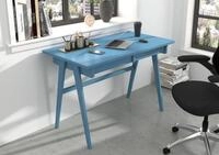 Visby Schreibtisch Edda (Arbeitstisch / Kinderschreibtisch 120 cm Pastellblau,