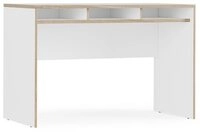 Vicco Schreibtisch Tetrix, Wei&szlig;/Nordik, 112 x 55 cm mit 3 F&auml;chern (1-St)