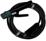 Conzelmann Schwei&szlig;kabel-Set mit E-Halter 5 m 600 A (50-70 qmm) Gummi Erdkabel...