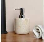 wohnfreuden Seifenspender Marmor Seifenspender Lasa creme, 30836