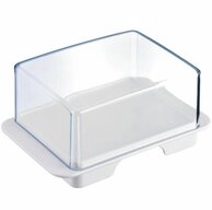 WESTMARK Butterdose Kunststoff, Exclusiv, Wei&szlig;/Transparent,...