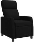 vidaXL Sessel Liegesessel Schwarz Stoff (1-St)