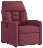 vidaXL Sessel Relaxsessel Weinrot Stoff (1-St)