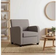 vidaXL Sessel vidaXL Sessel Taupe Stoff
