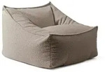 mokebo Sitzsack Boucl&eacute; 'Snug' Sessel Teddystoff Lesesessel XXL Bean Bag (aus