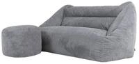 icon Sitzsack Sofa aus Cord &bdquo;Cecilia" mit Sitzpouf &bdquo;Milano" (Spar-Set, 1 x