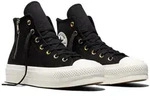 Converse CHUCK TAYLOR ALL STAR PLATFORM LIFT ZIPPERS Sneaker schwarz 41,5 EU