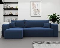 Fun M&ouml;bel Ecksofa Sofa mit Schlaffunktion Sofa LUNA in Stoff, inkl....