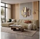 Selsey Wohnlandschaft SELLMO, Modular, U-Form mit Hocker, Ottomane rechts,