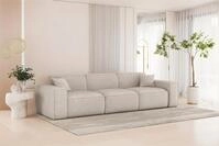 Fun M&ouml;bel 3-Sitzer Sofa Designersofa CELES PREMIUM in Stoff Artico, inkl. 2