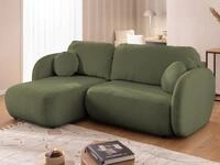 S-Style M&ouml;bel Ecksofa L- Form Candy mit Schlaffunktion und Stauraum aus