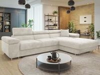 MIRJAN24 Ecksofa Torezio Mini, mit Bettkasten und Schlaffunktion, Einstellbare