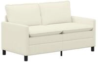 vidaXL Sofa Sofa Creme 156 x 81 x 87,5 cm Stoff, 1 Teile, Sofa Creme 156 x 81 x...