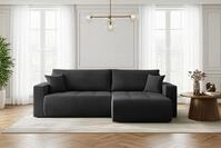 WFL GROUP Ecksofa Alva mit Bettkasten &ndash; 3-Sitzer Couch mit Schlaffunktion,...