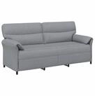 vidaXL Sofa 198 x 83 x 95 cm Sofa 100 Polyester Metallrahmen MDF Sperrholz, 1...