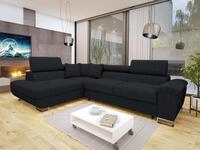 MIRJAN24 Ecksofa Cotere Cord, mit Bettkasten und Schlaffunktion, Einstellbare