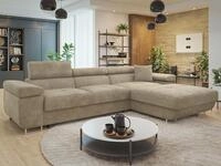MIRJAN24 Ecksofa Torezio Mini, mit Bettkasten und Schlaffunktion, Einstellbare