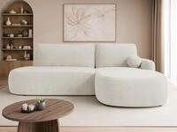 MIRJAN24 Ecksofa Loridu O, mit Bettkasten und Schlaffunktion, L-Form mit freier