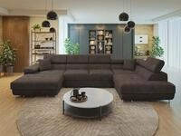 MIRJAN24 Wohnlandschaft Torezio Bis, mit Bettkasten und Schlaffunktion,...