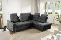 Fun M&ouml;bel Ecksofa Sofa WENDIE mit Schlaffunktion in Stoff Hold Me, mit...