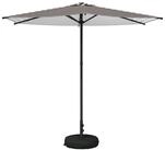 vidaXL Sonnenschirm Garten-Schirm mit Fu&szlig; 270 x 270 cm Polyester Rechtwinklig