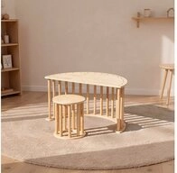 HOME DELUXE Kletterger&uuml;st 3 in 1 Kinderwippe NALAN inkl. Hocker und Auflage,...