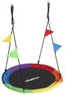 relaxdays Nestschaukel-Sitz Nestschaukel Kinder mit Wimpel, 120 cm