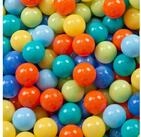 KiddyMoon B&auml;llebad OK30D, (B&auml;llepool mit bunten B&auml;llen, 200-tlg), B&auml;llepool mit